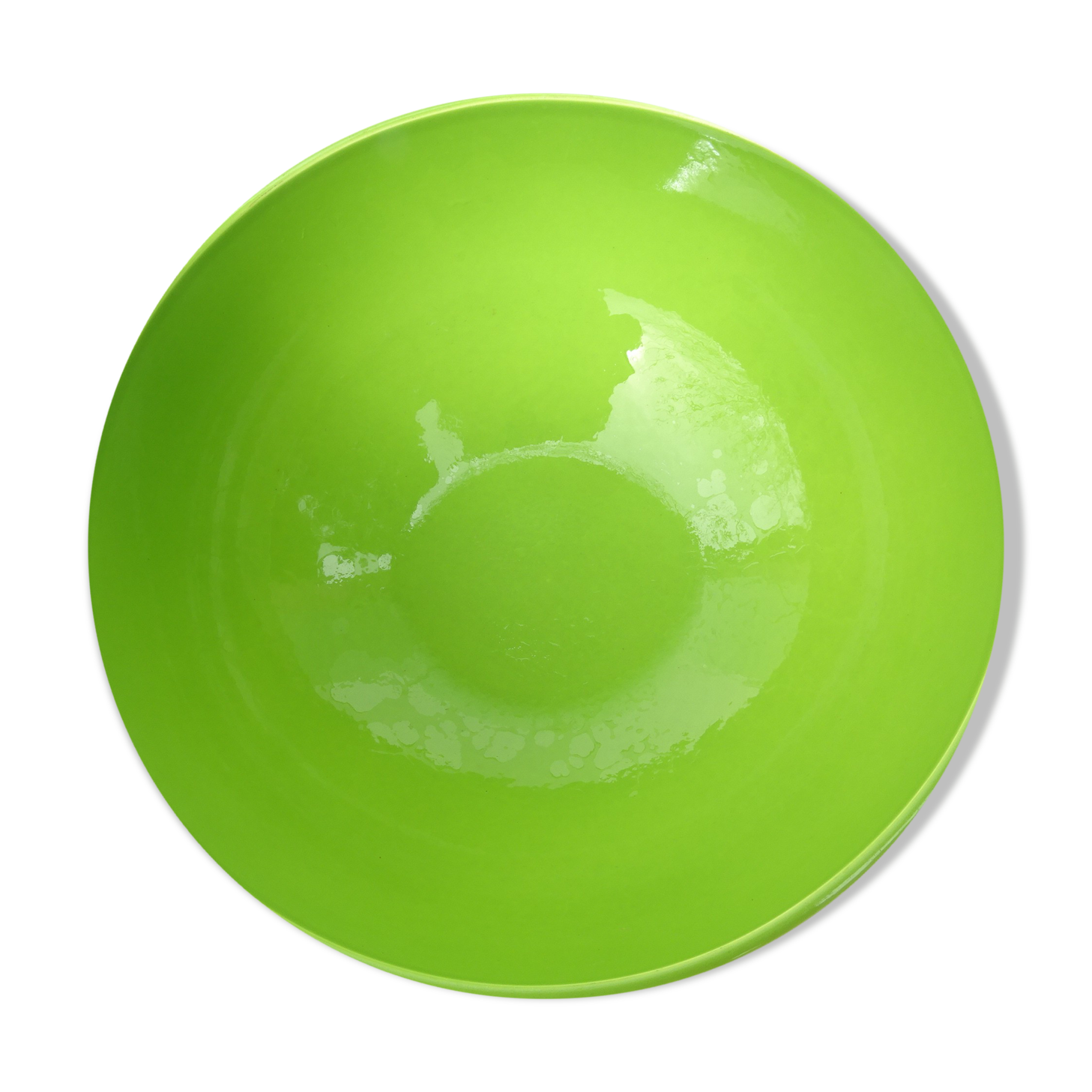 Salted apple green salad