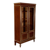 Cabinet de bibliothèque néoclassique vers 1820