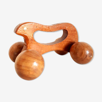 Jeu poussoir en bois vintage 1950