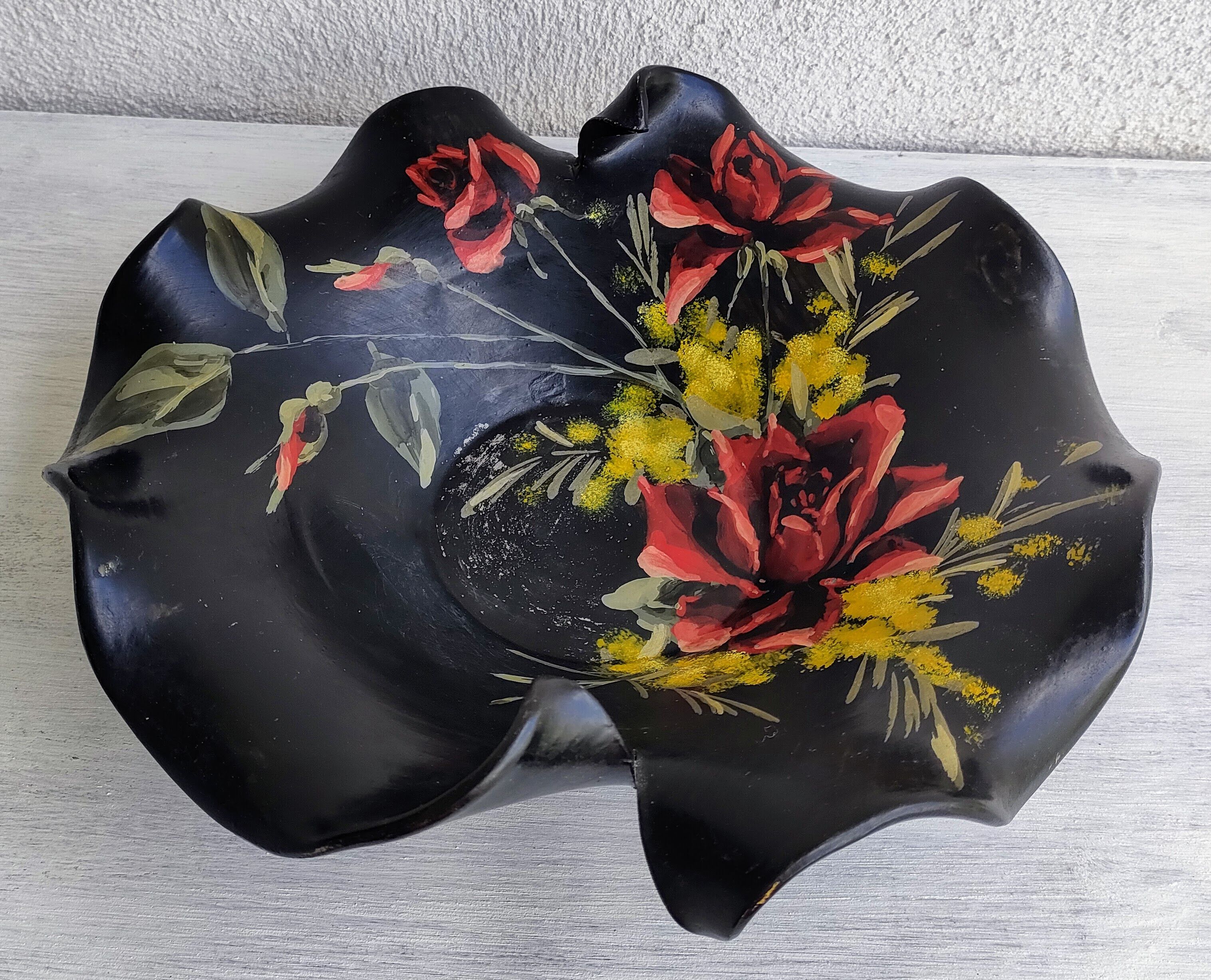 Ceramic fruit cup Vallauris Golfe Juan