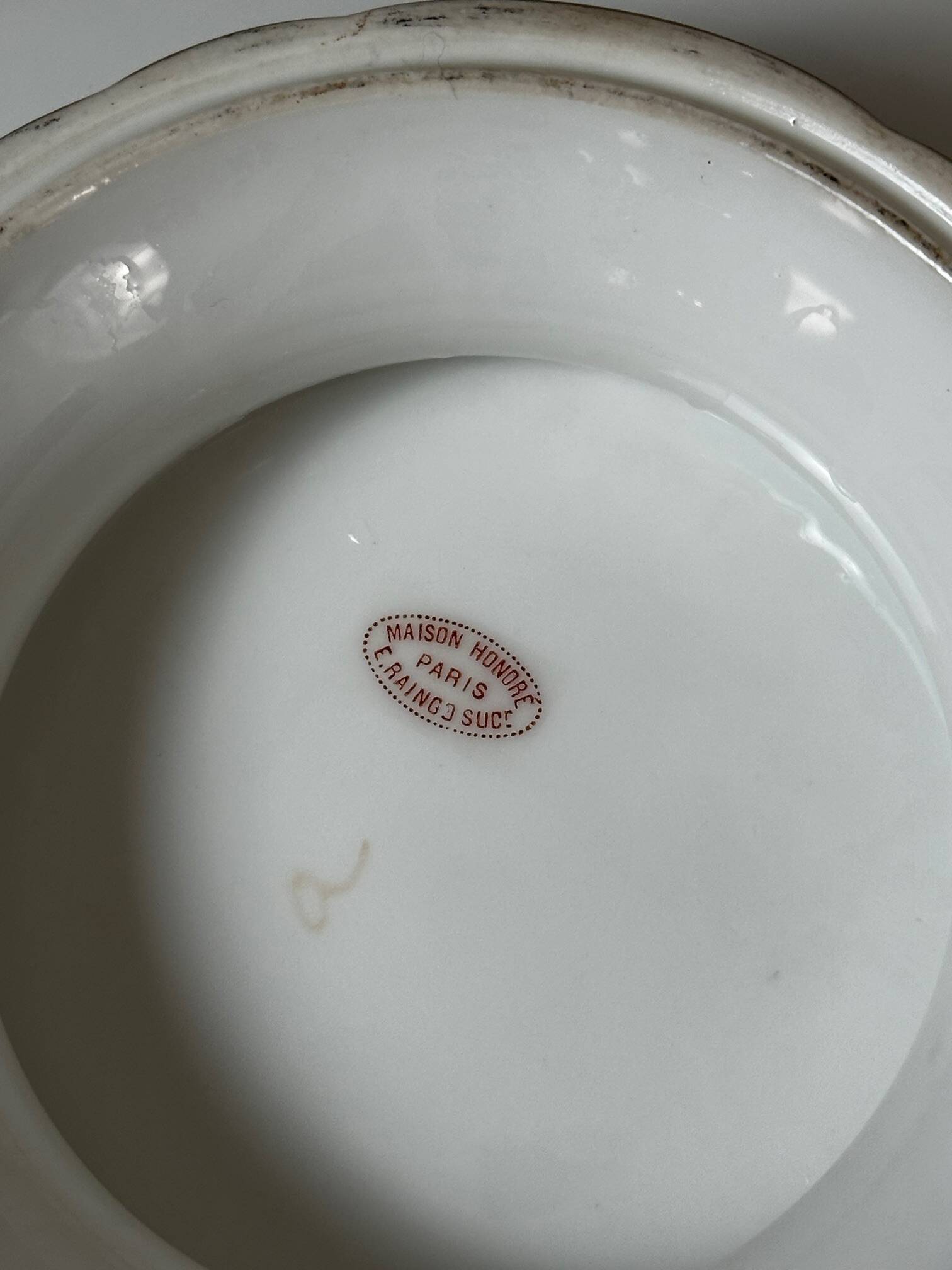 Porcelain service from Paris