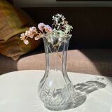Small transparent vase