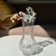 Small transparent vase