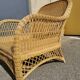 Complete rattan lounge from the 1950s