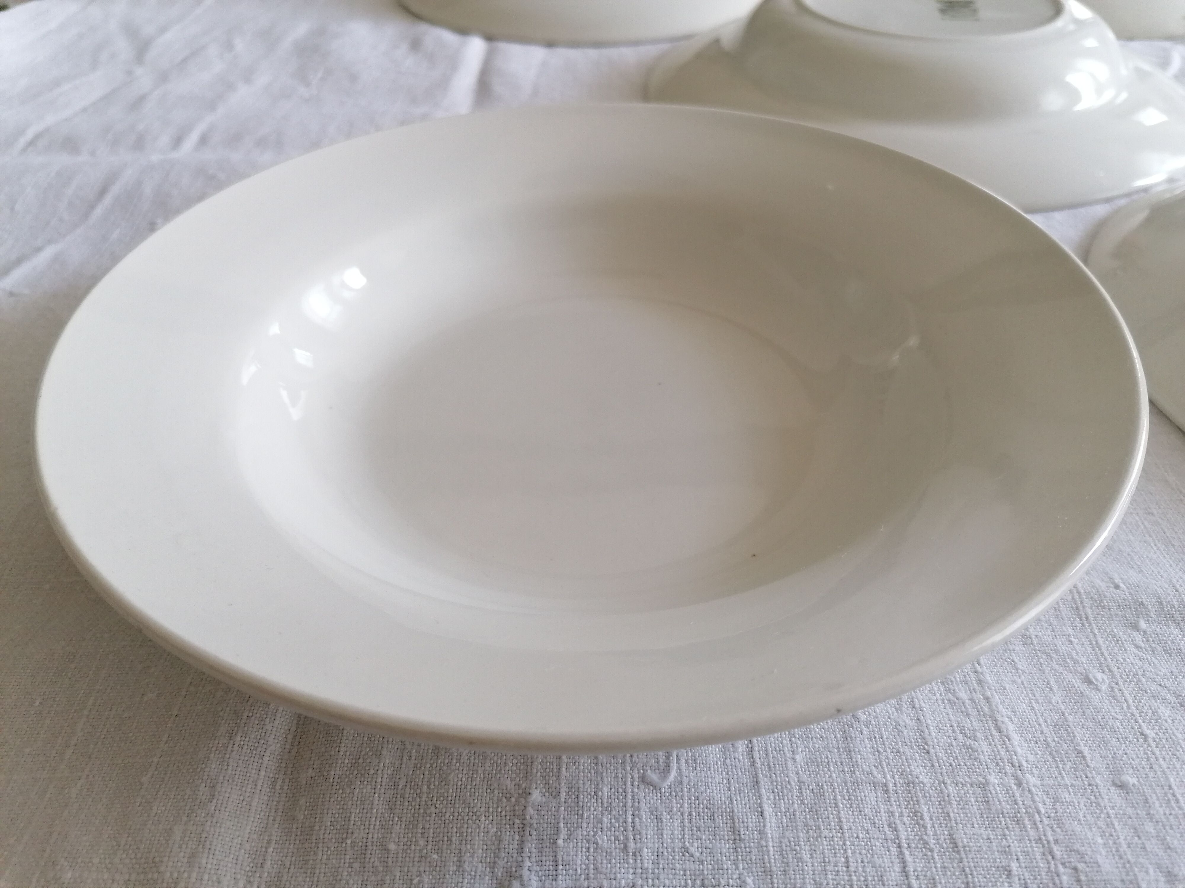 Lot de 5 assiettes creuses Digoin Sarreguemines
