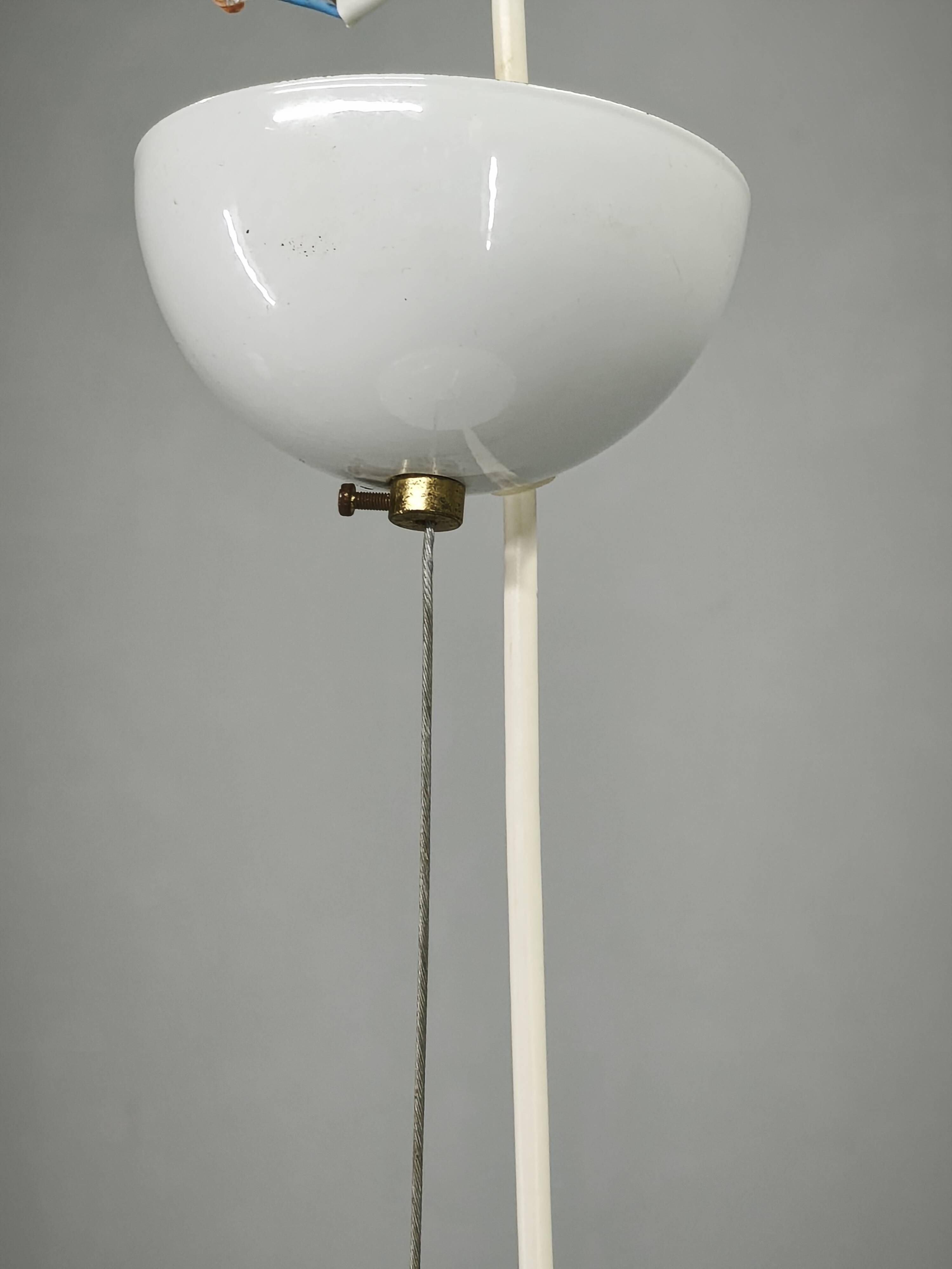 1970s Italian Murano Glass Space Age Pendant Light