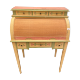 Bureau à cylindre céruse
