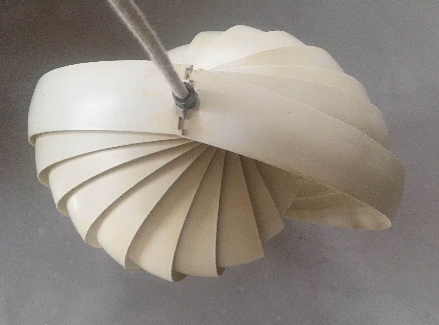 Verner Panton's Moon hanging lamp for Louis Poulsen