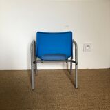 Vintage blue school chair