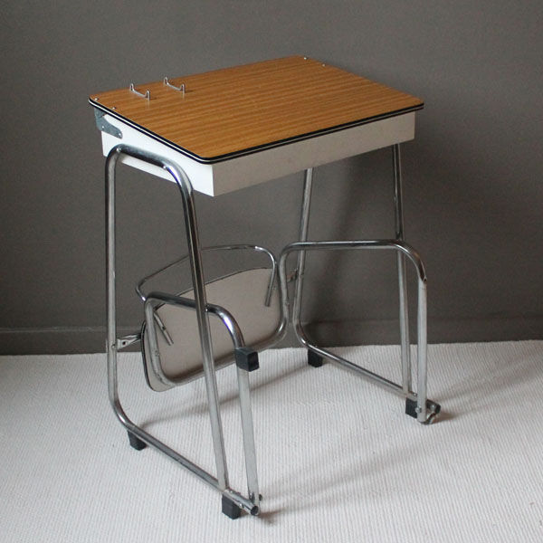 Bureau pupitre écolier vintage