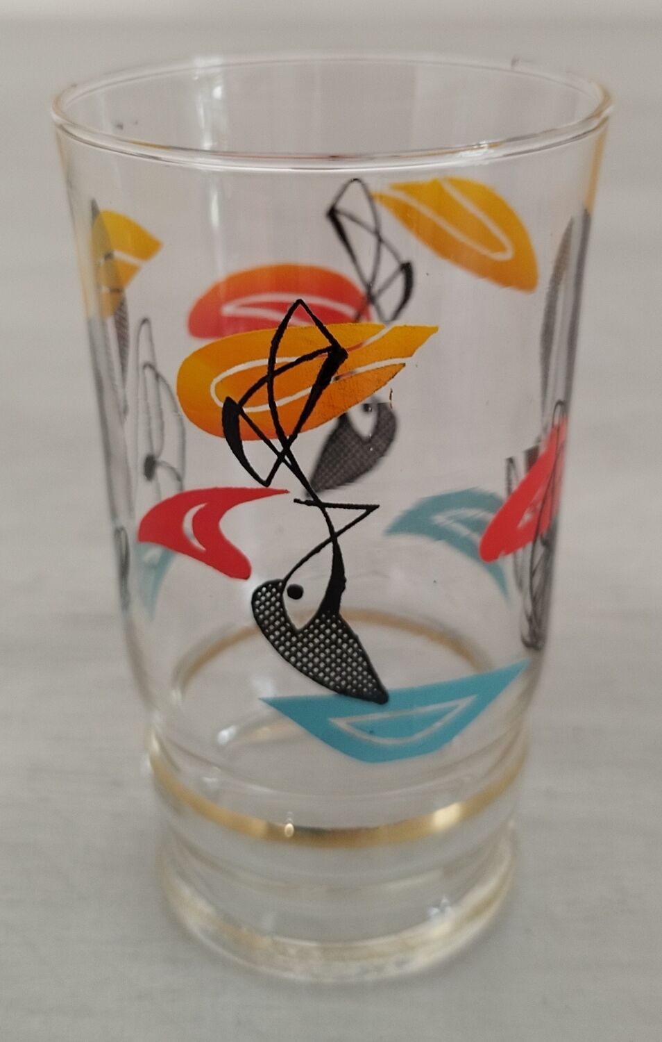 Vintage orangeade glass service