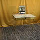 Dressing table marble and brass