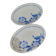 Lot de ravier Sarreguemines modèle Eparbleu