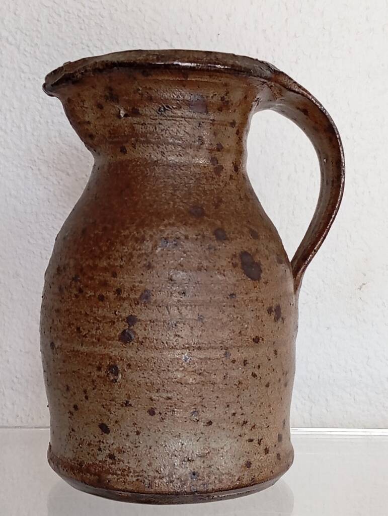 Gustave Tiffoche stoneware pitcher