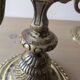 Pair of bronze candlesticks