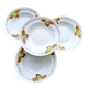 4 deep plates Orchies Moulin des Loups model Autumn, 1920
