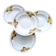4 deep plates Orchies Moulin des Loups model Autumn, 1920