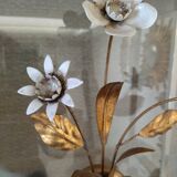 Suite de trois appliques fleurs, Masca Italie