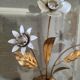 Suite of three flower wall lamps, Masca Italy