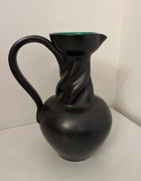 Vintage Elchinger ceramic pitcher signed