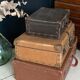 Lot of 3 vintage suitcases