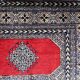 Vintage Uzbek Bukhara rug 92cm x 140cm 1960s
