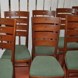 Series of 10 rosewood chairs