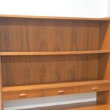 Vintage Scandinavian teak library secretary from Denmark 1960.