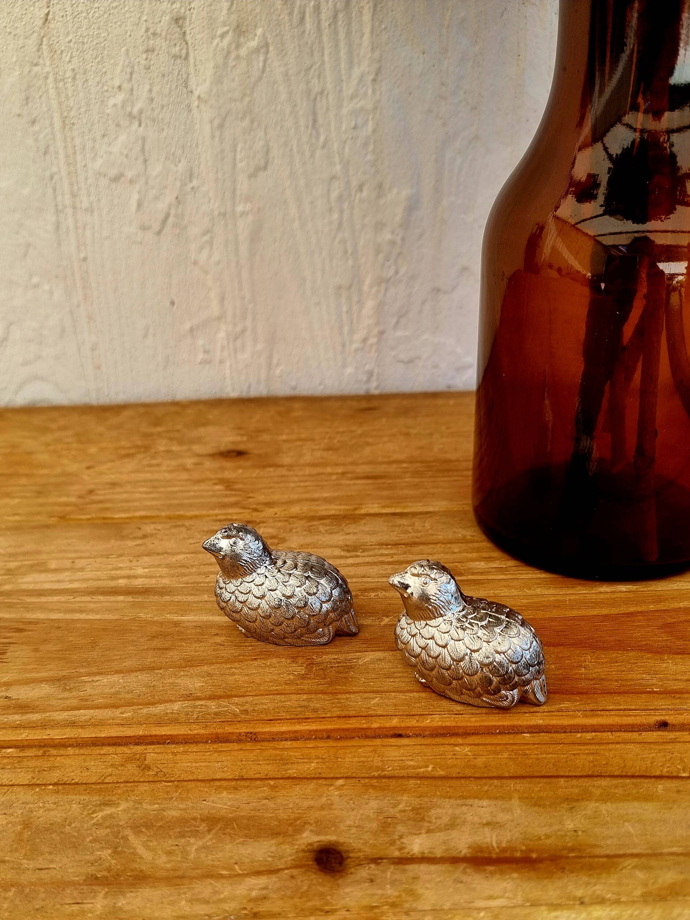 Vintage Bird Salt and Pepper Shakers