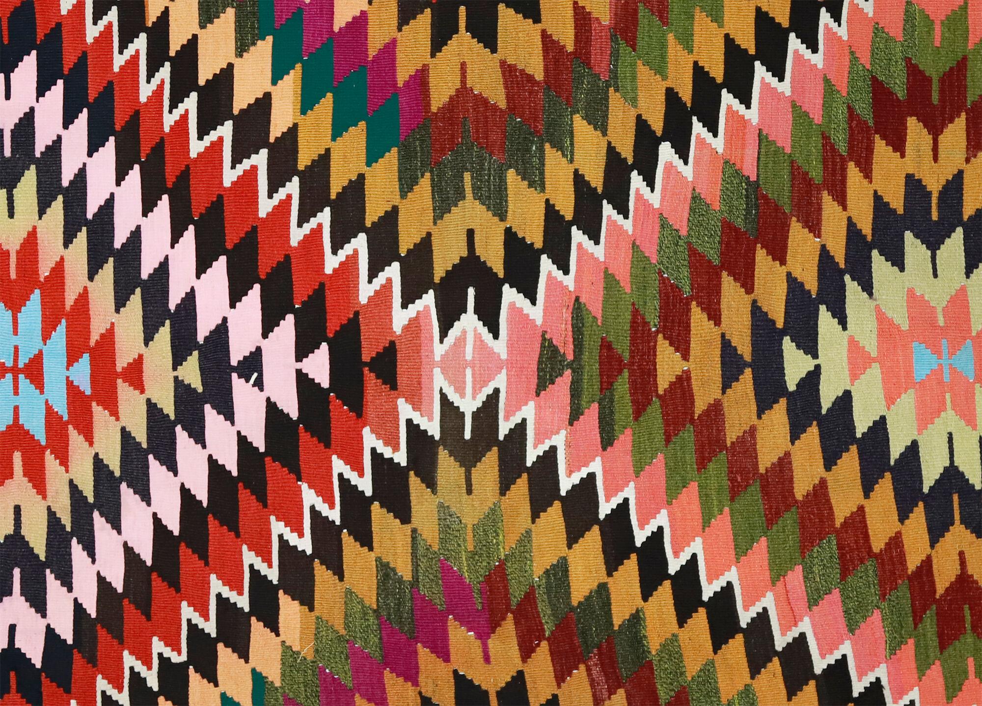 Anatolian handmade kilim rug 295 cm x 173 cm
