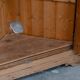 Encoignure ancienne en pin 1930