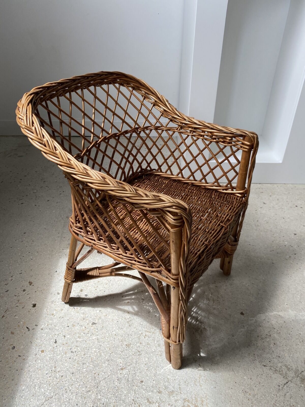 Rattan children's chair