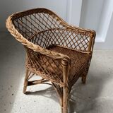 Rattan children's chair