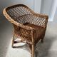 Chaise d'enfant en rotin