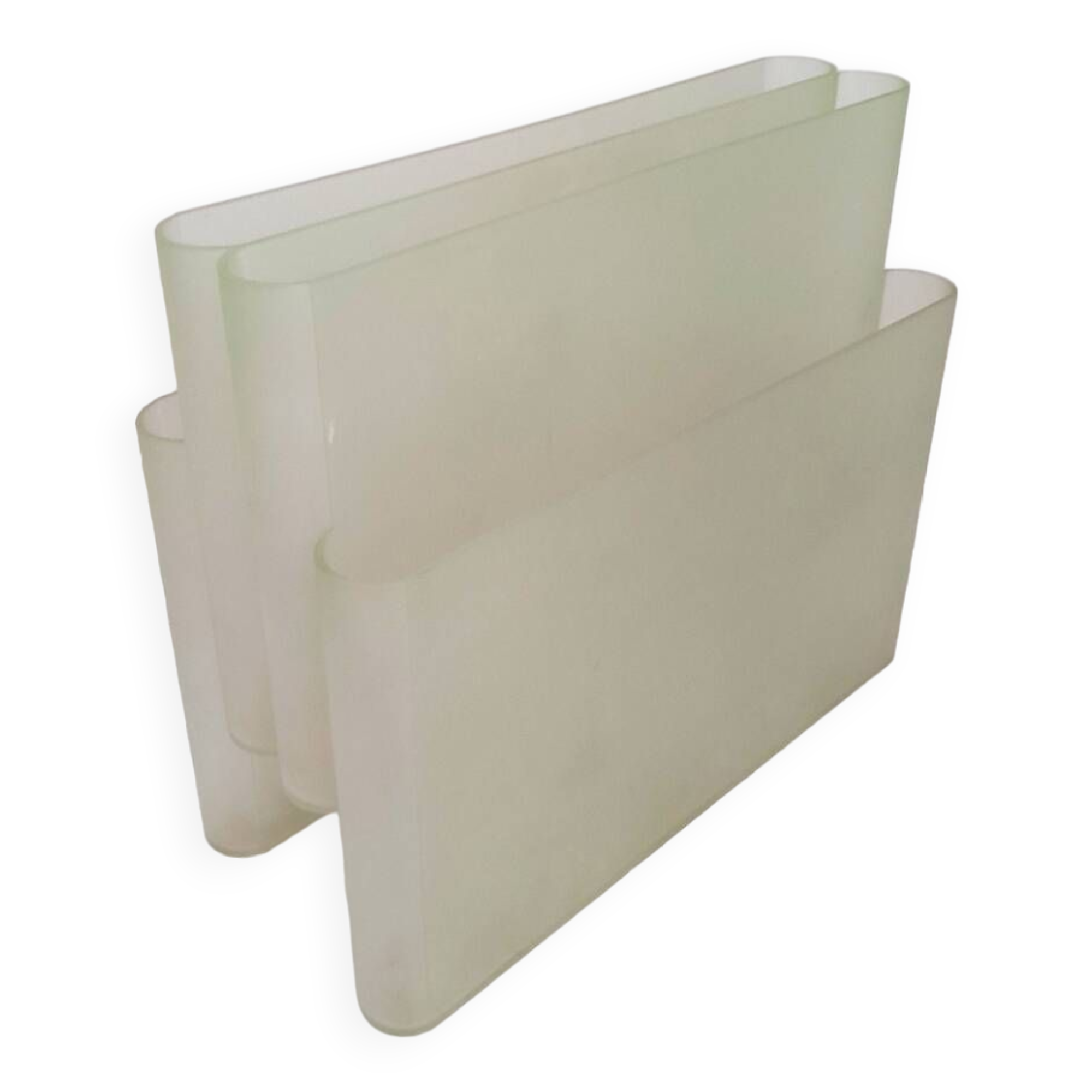 Stoppino magazine rack by Kartell