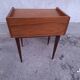 Scandinavian teak bedside table