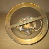 Ceiling light brass and glass by Luigi Caccia Dominioni for Azucena 60s