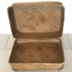 Wicker suitcase vintage rattan leather deco antique