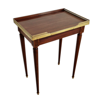 Kettle table Louis XVI mahogany style 1900
