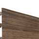 Étagère murale vintage en bois et métal, Danemark
