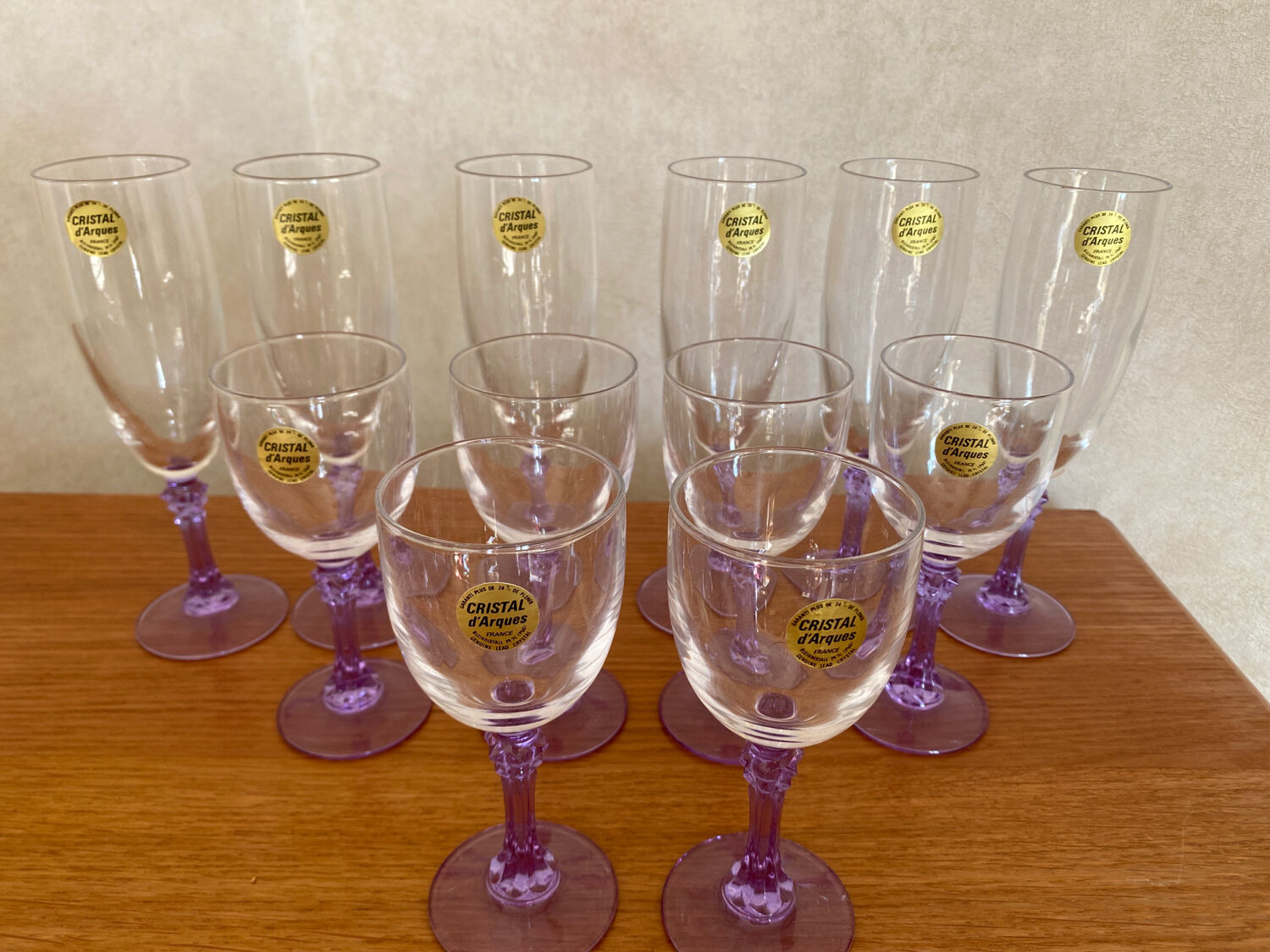 Crystal glass Vintage Lilac series