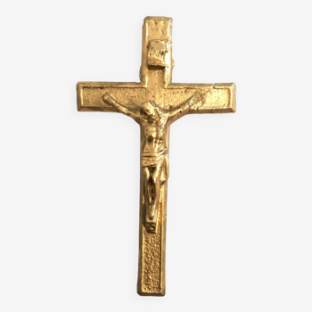 Crucifix Bois Doré