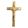 Golden Wood Crucifix