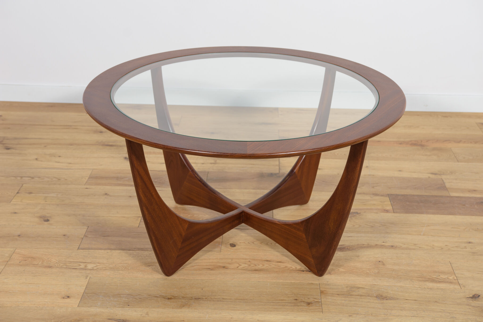 Round Astro Coffee Table in Teak by Victor Wilkins for G-Plan, 1960s