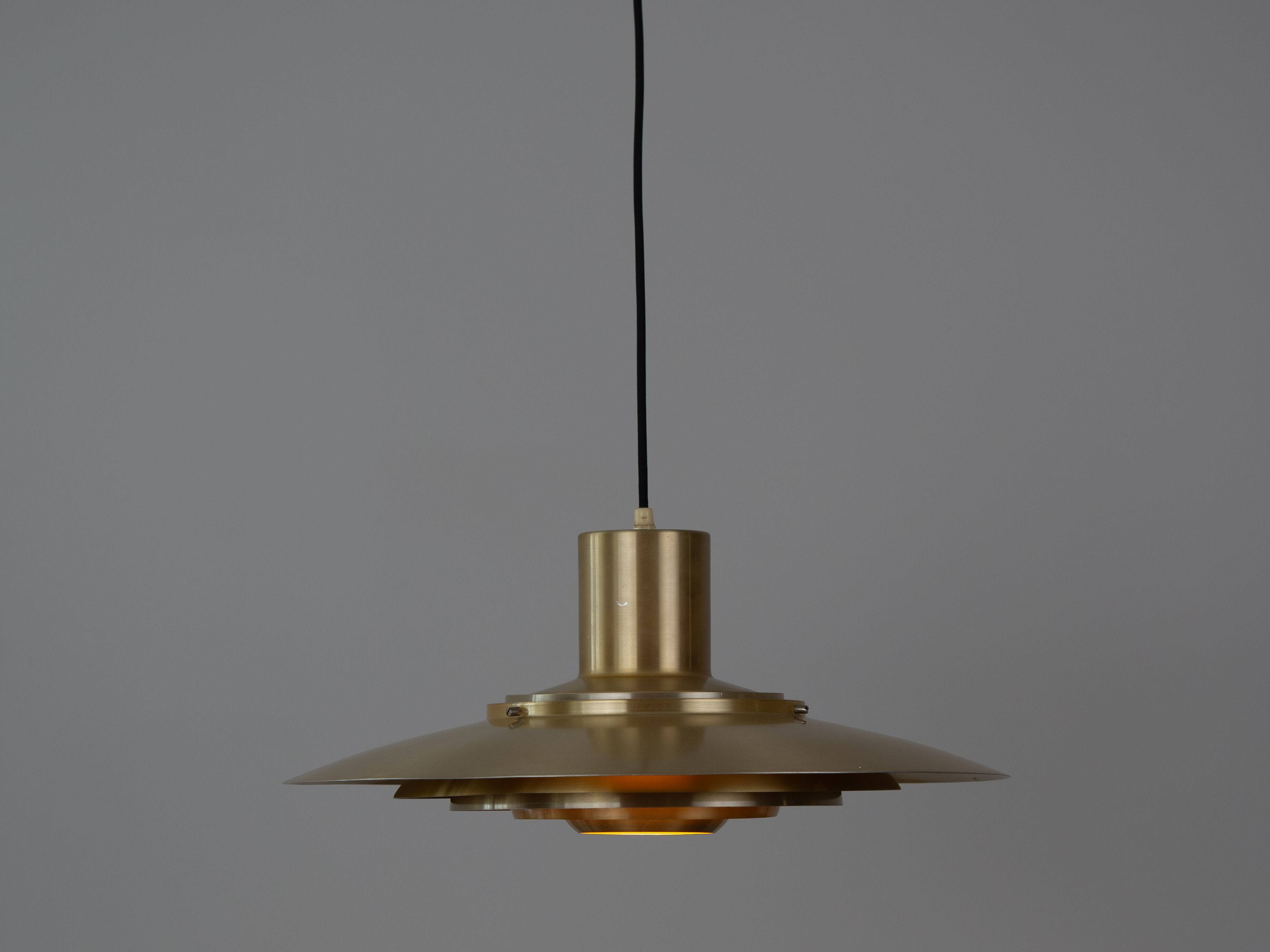 Vintage Danish pendant lamp P376 by Fabricius and Kastholm, Nordisk Solar.