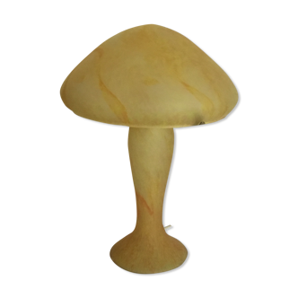 Lampe champignons pâte de verre verrerie de Vianne