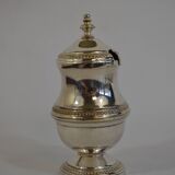 Old tin mustard pot