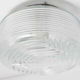 Ceiling lamp graphic 1970 glass