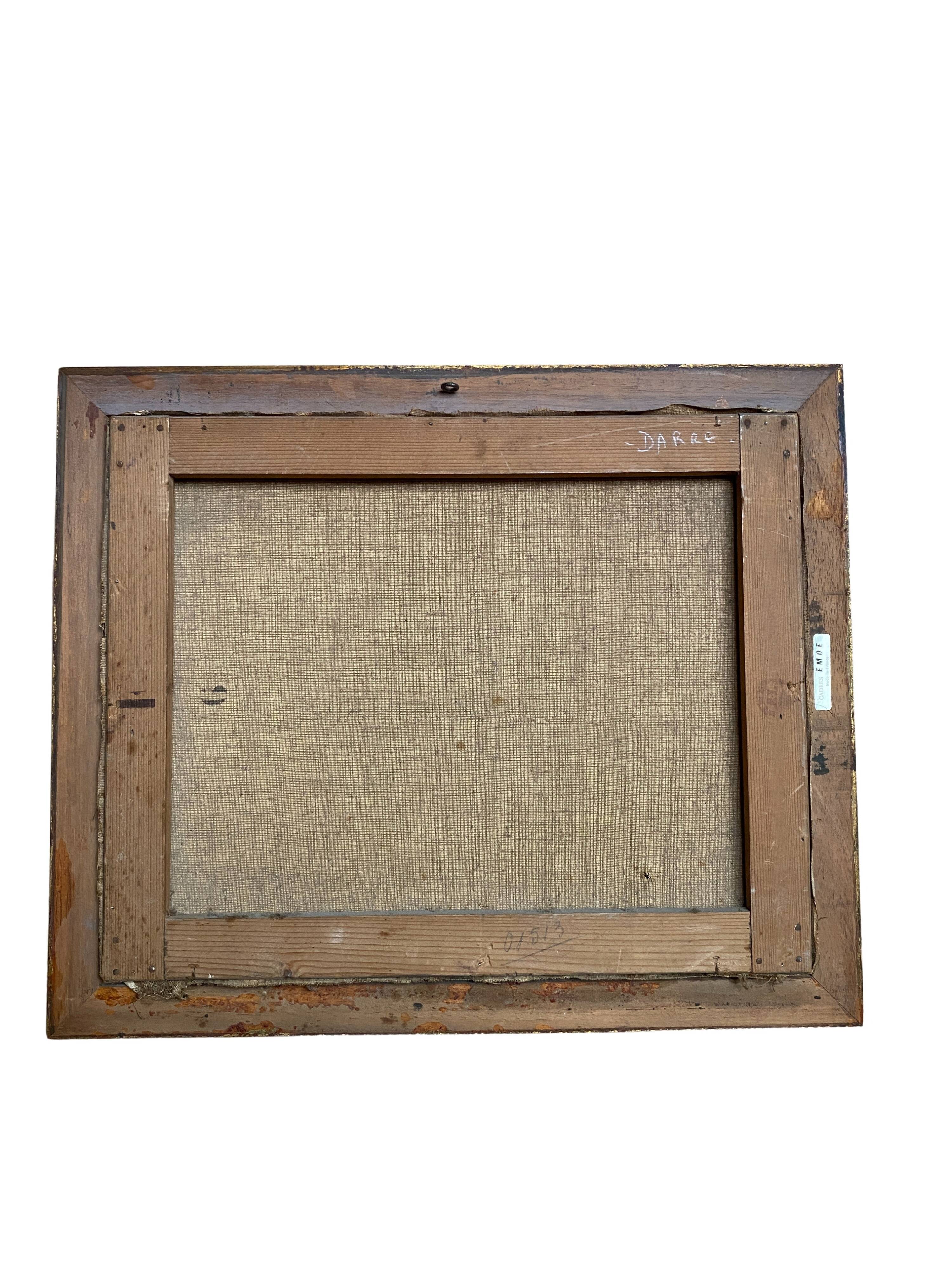 Painting Pastoral Scene at the River – French School, late 19th century