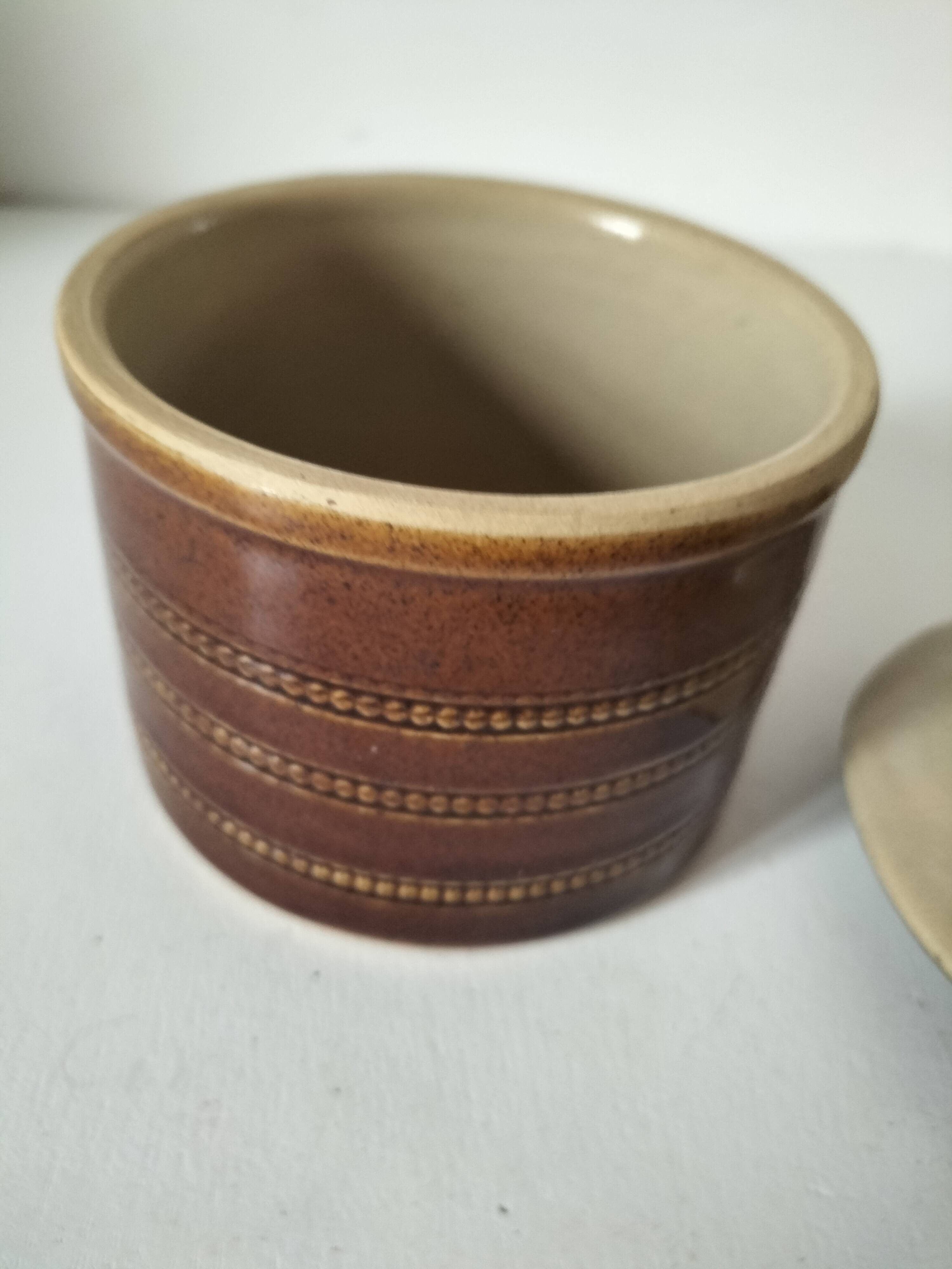 Vintage Berry Pottery Butter Dish